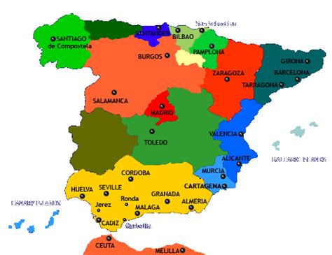 capital city of spain|cities in spain alphabetical.